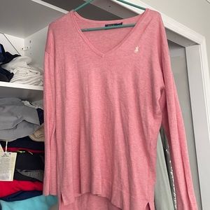 Pink polo ralph lauren sweater